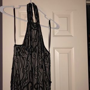 Long halter top dress